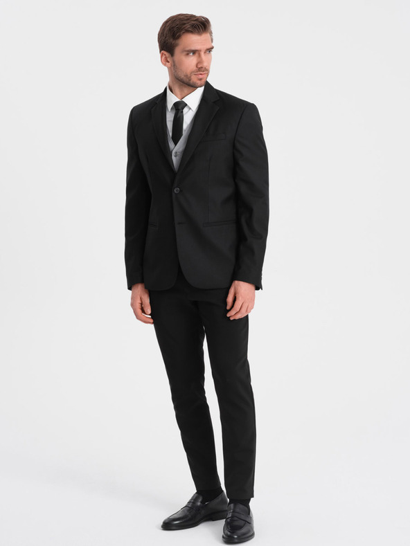 Ombre Clothing Crna muška jakna Ombre Clothing