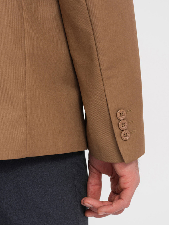 Ombre Clothing Svijetlo smeđa muška jakna Ombre Clothing