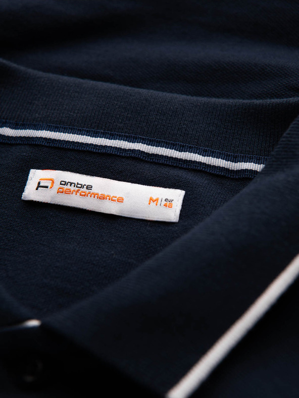 Ombre Clothing Tamnoplava muška polo majica Ombre Clothing