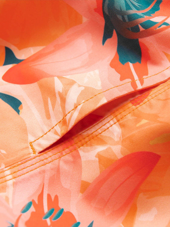 Ombre Clothing Ombre Clothing narančasti cvjetni muški kupaći kostim