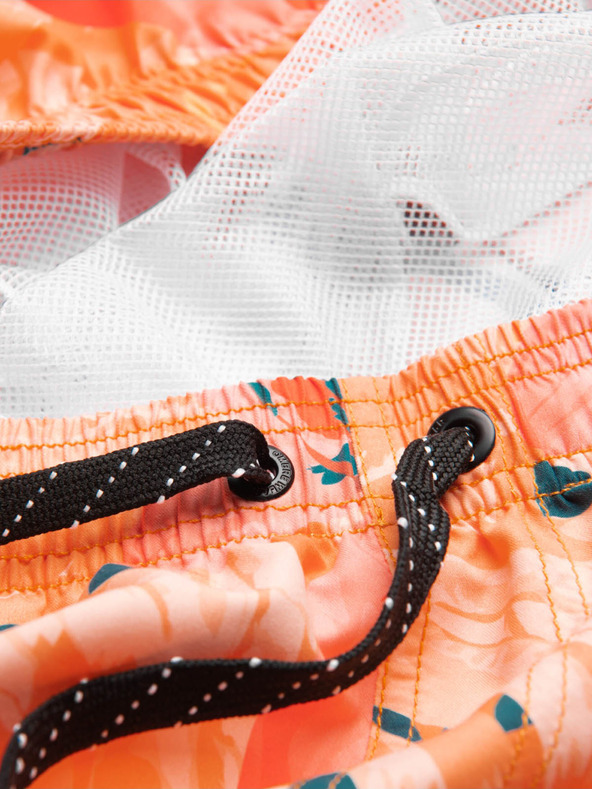 Ombre Clothing Ombre Clothing narančasti cvjetni muški kupaći kostim