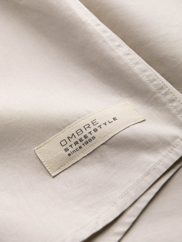 Ombre Clothing Ombre Clothing Muška krem ​​majica kratkih rukava