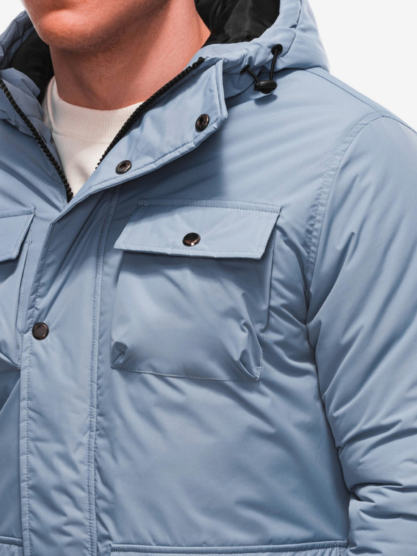 Edoti Edoti svijetlo plava muška zimska jakna