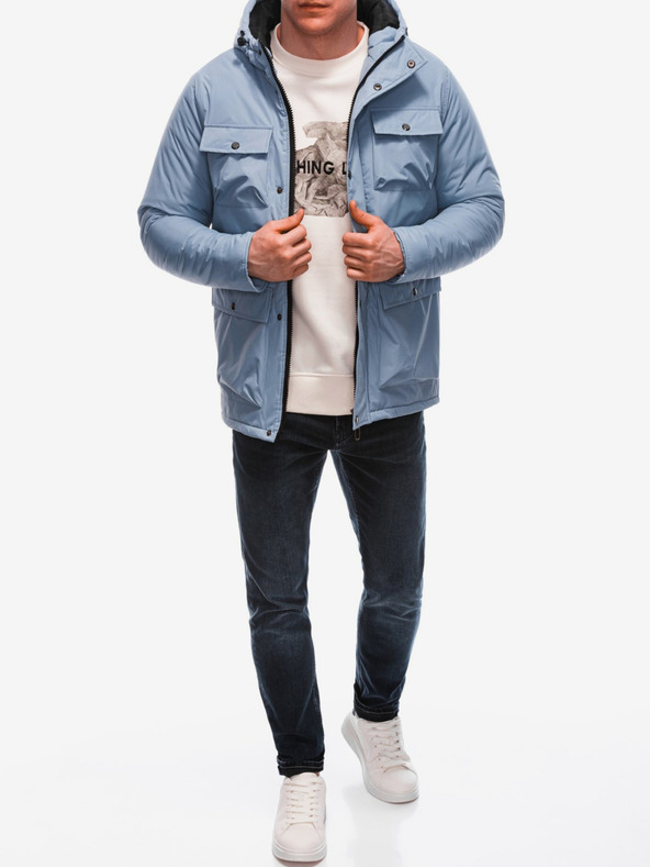 Edoti Edoti svijetlo plava muška zimska jakna