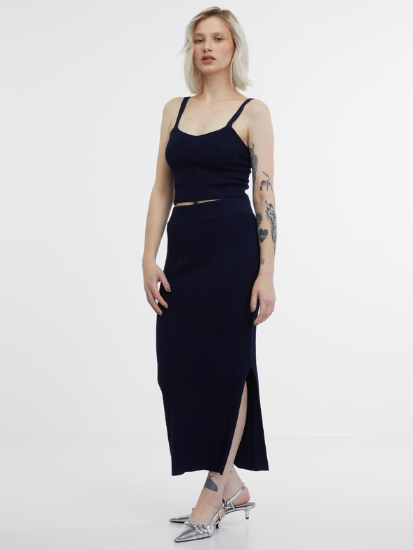 Orsay Tamnoplava ženska suknja ORSAY