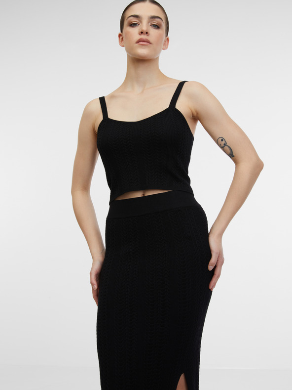 Orsay Crna ženska suknja ORSAY