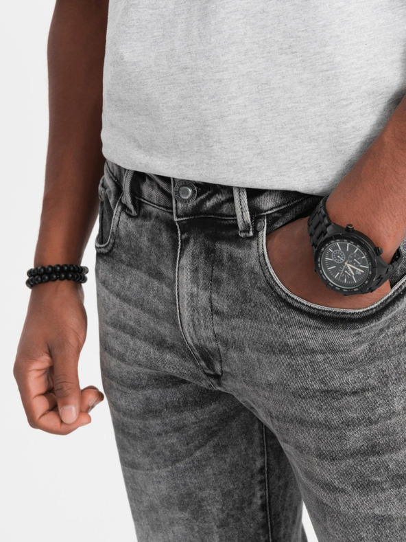 Ombre Clothing Sive muške uske traperice Ombre Clothing