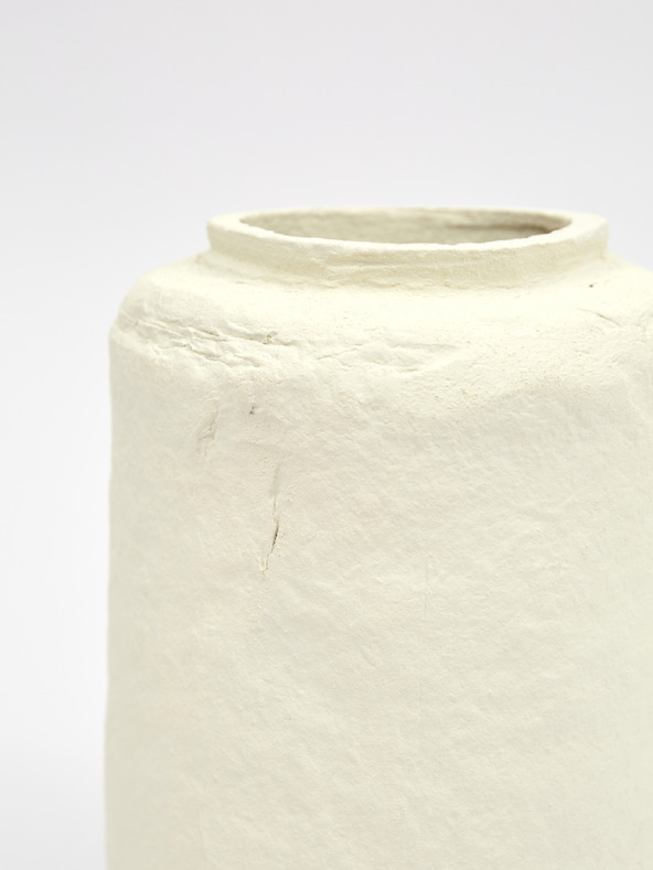 Kaemingk Krem ukrasna papirnata vaza Kaemingk