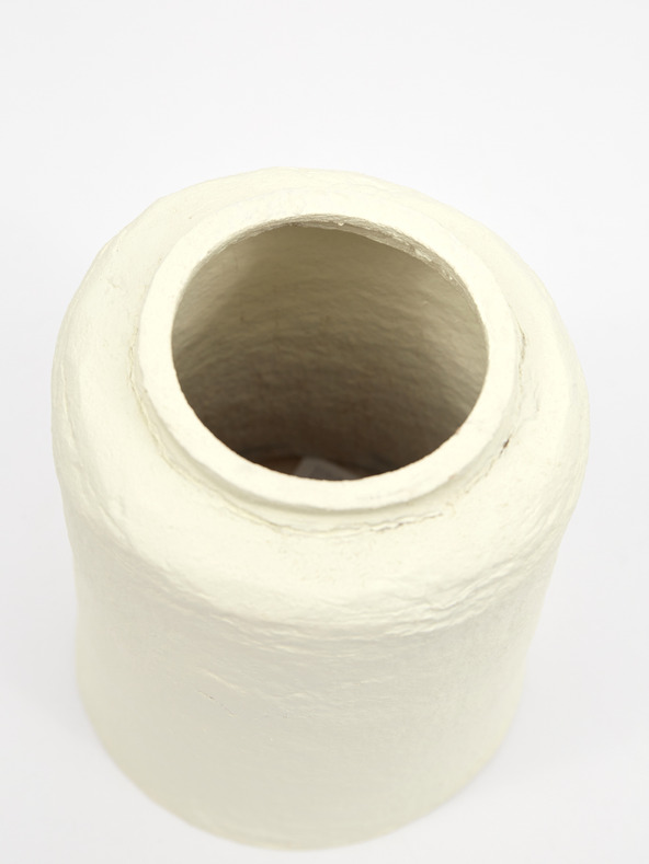 Kaemingk Krem ukrasna papirnata vaza Kaemingk