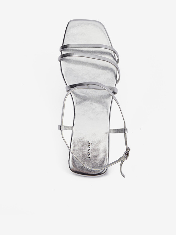 Orsay Srebrne ženske sandale ORSAY