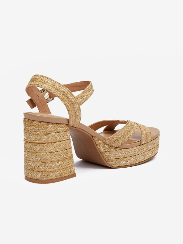 Orsay Smeđe ženske sandale na petu ORSAY