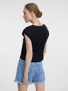 Orsay Crna ženska crop majica kratkih rukava ORSAY