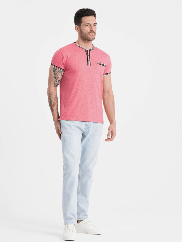 Ombre Clothing Stara ružičasta muška majica na kopčanje marke Ombre Clothing