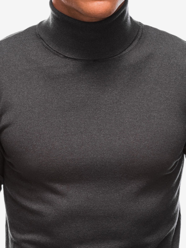 Edoti Edoti tamno sivi muški džemper s dolčevitom