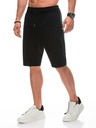 Edoti Edoti crne kratke muške trenirke