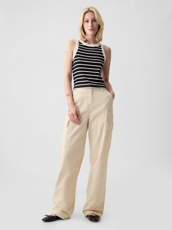 GAP Crop top majica bez rukava GAP