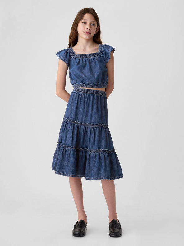 GAP Dječja traper midi suknja GAP