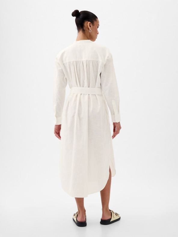 GAP Oversize lanene košulje-haljine GAP