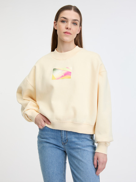 Calvin Klein Jeans Illuminated Box Logo Crew Neck Majica dugih rukava