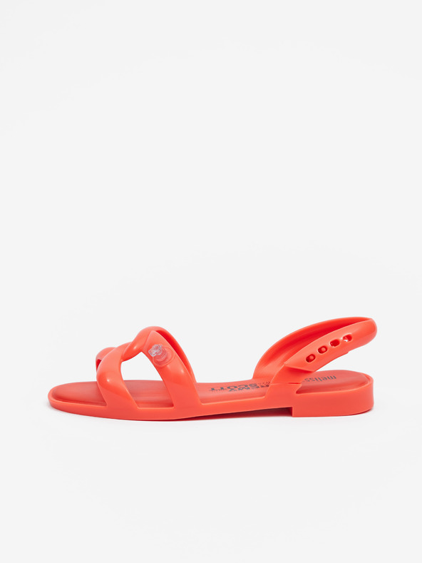 Melissa Koraljne ženske sandale Melissa Tube Sandal + Jeremy Scott
