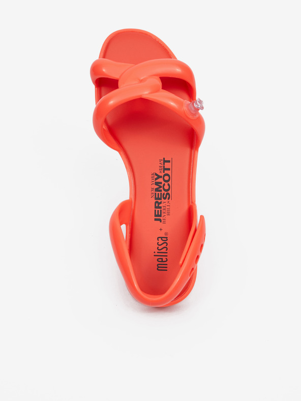 Melissa Koraljne ženske sandale Melissa Tube Sandal + Jeremy Scott