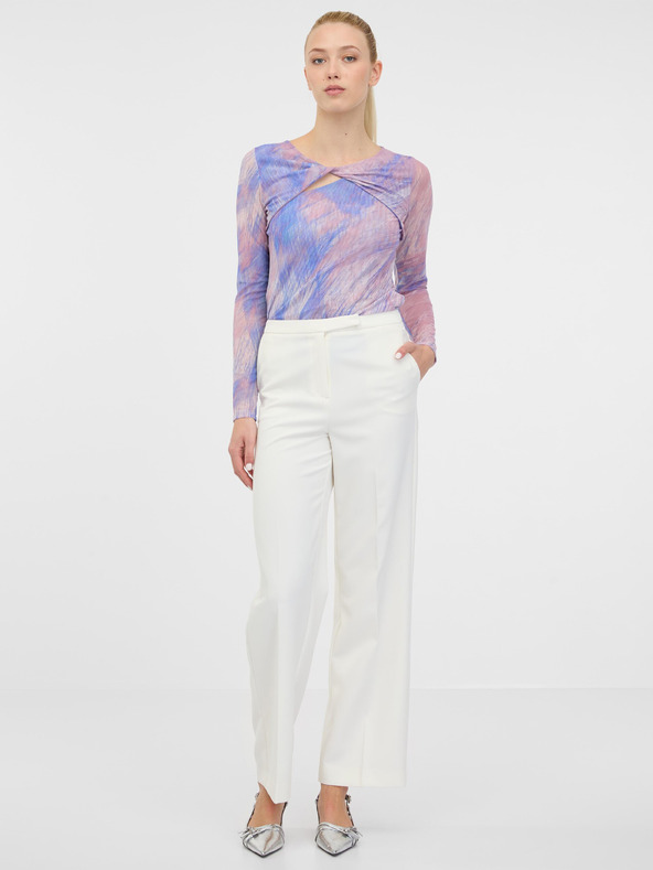 Orsay Svijetlo roza ženska majica s uzorkom dugih rukava ORSAY