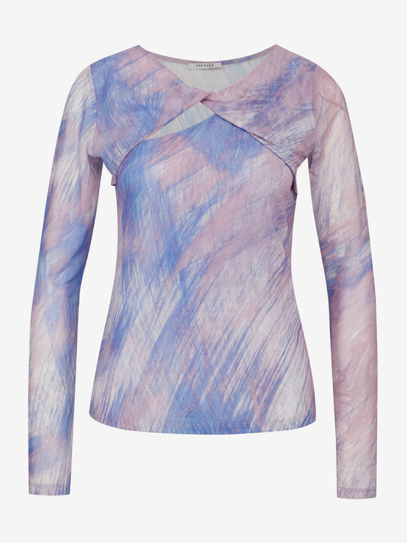 Orsay Svijetlo roza ženska majica s uzorkom dugih rukava ORSAY