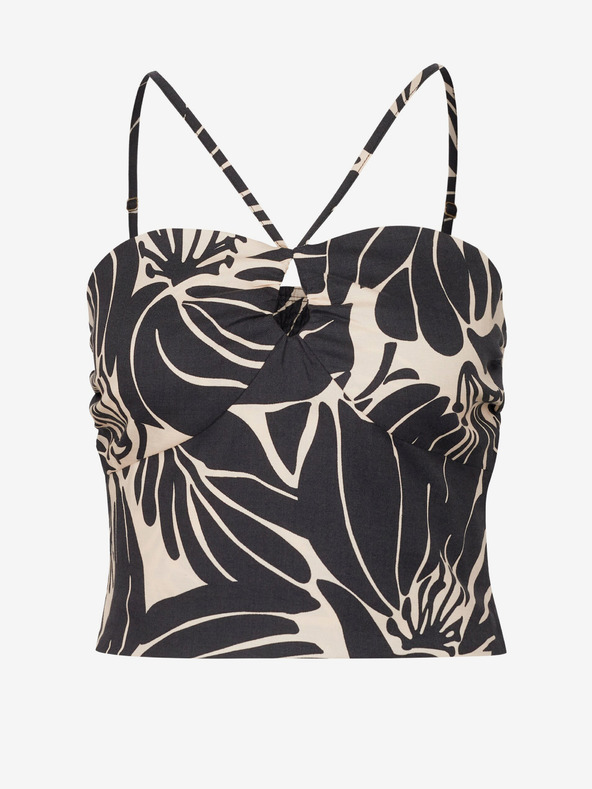 Orsay Crna ženska majica bez rukava s uzorkom ORSAY