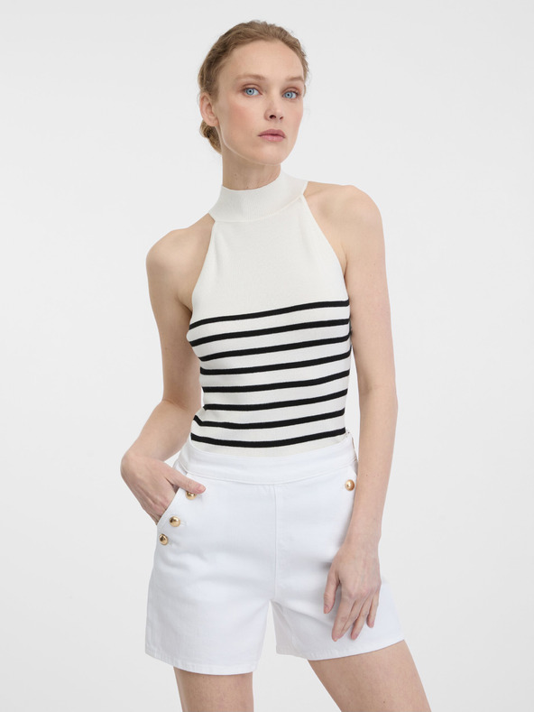 Orsay Bijela ženska majica bez rukava ORSAY