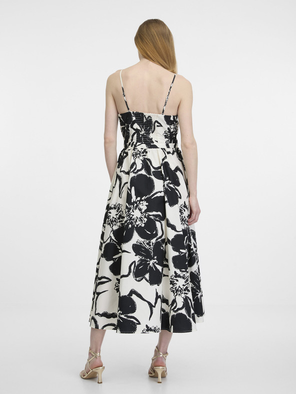 Orsay Crna ženska haljina s uzorkom ORSAY