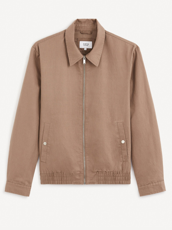Celio Svijetla smeđa jakna Celio Gumarlon