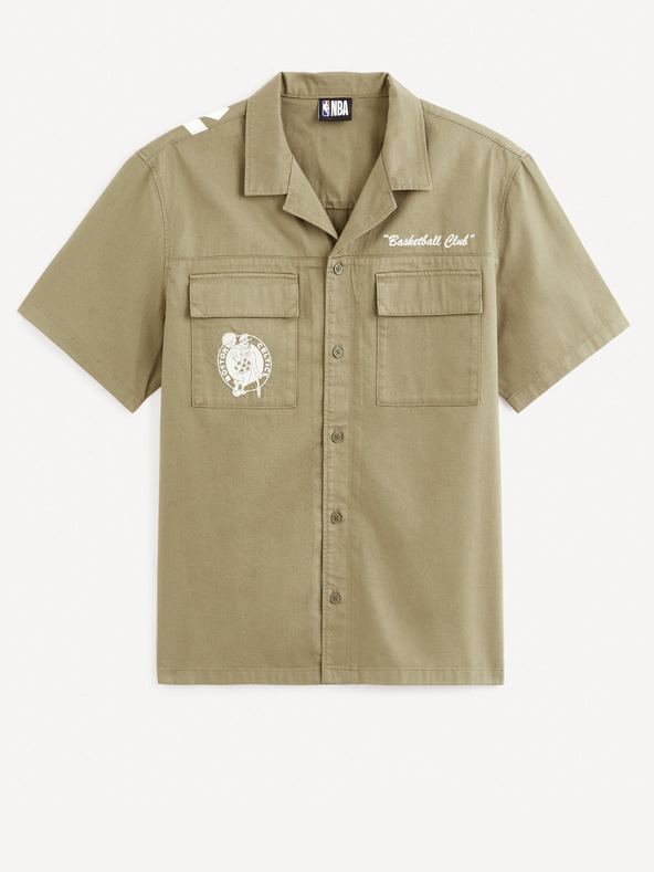 Celio Celio Boston Celtics muška kaki majica