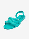 Melissa Melissa Tube Sandal + Jeremy Scott tirkizne ženske sandale