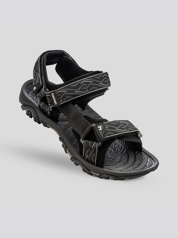 Hannah Sivo-crne muške vanjske sandale Hannah Belt