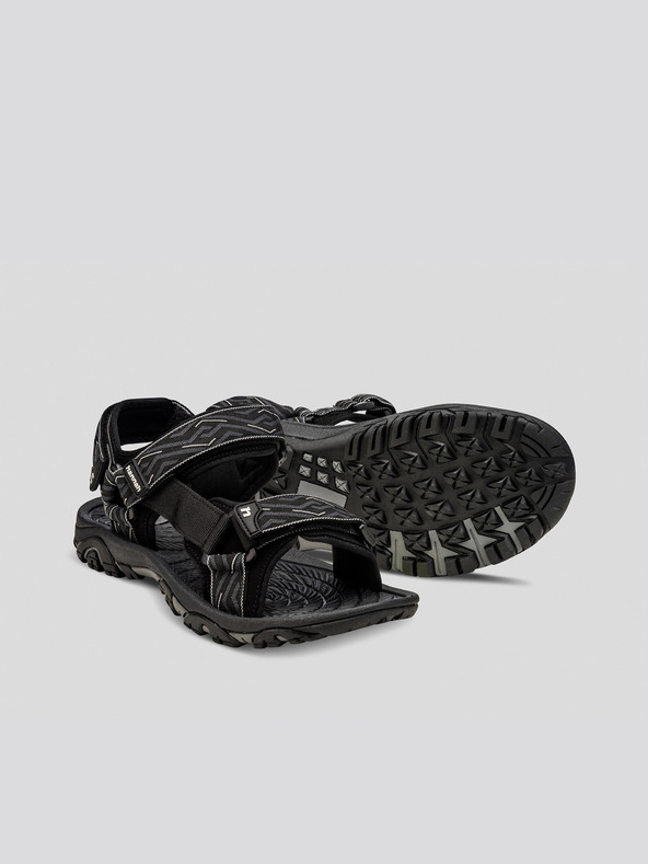 Hannah Sivo-crne muške vanjske sandale Hannah Belt