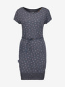 Alife and Kickin Tamno siva ženska kratka haljina s uzorkom s remenom Alife and Kickin
