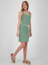 Alife and Kickin Alife and Kickin Jennifer zelena ženska kratka haljina na kravatu