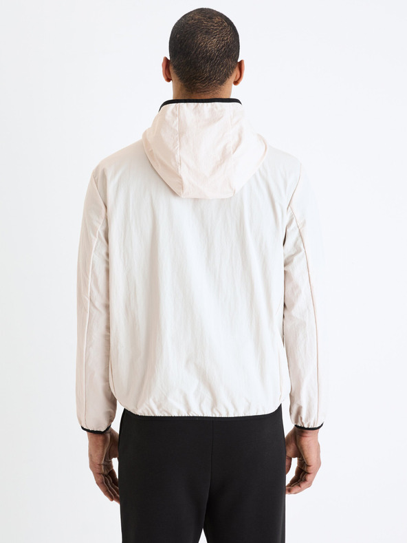 Celio Celio Gutrack bijela muška jakna s kapuljačom