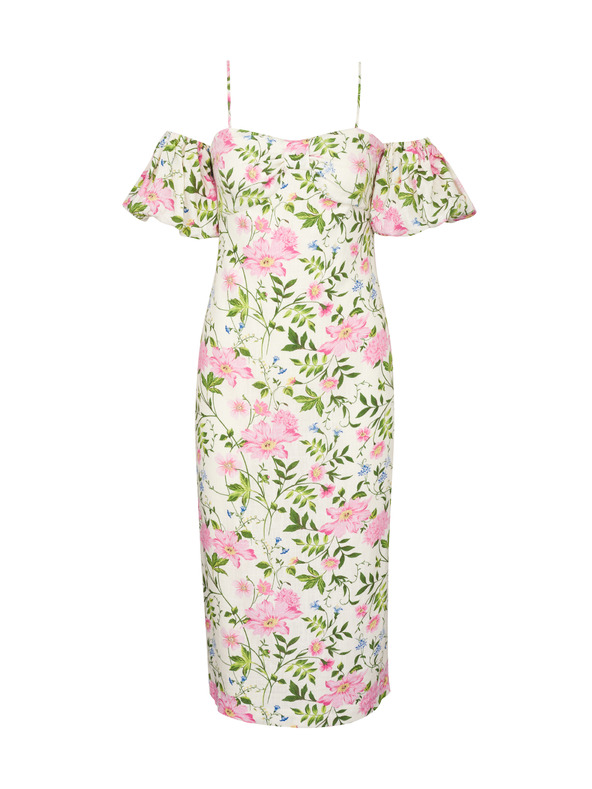 Orsay Krem ženska midi haljina s Inem ORSAY