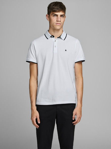 Jack & Jones Bijela muška polo majica Jack & Jones Paulos