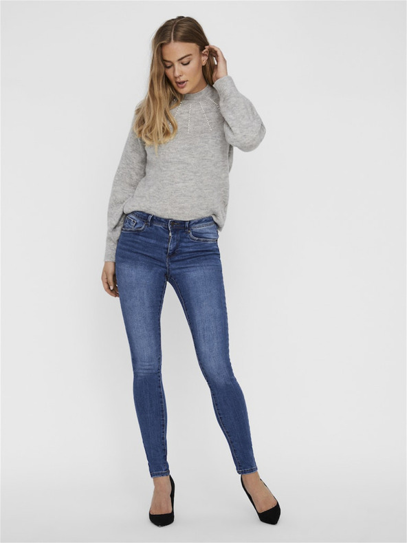 Vero Moda Plave ženske skinny fit traperice VERO MODA Tanya