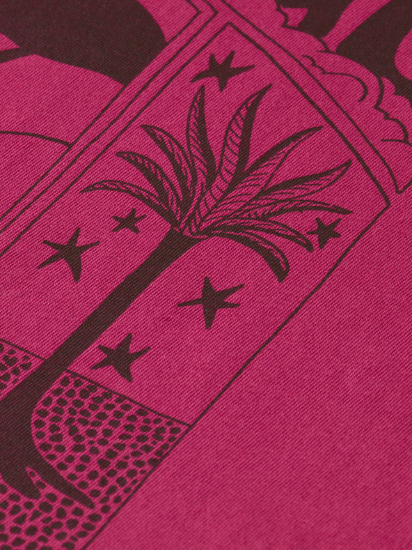 Scotch & Soda Tamno roza ženska majica kratkih rukava Scotch & Soda