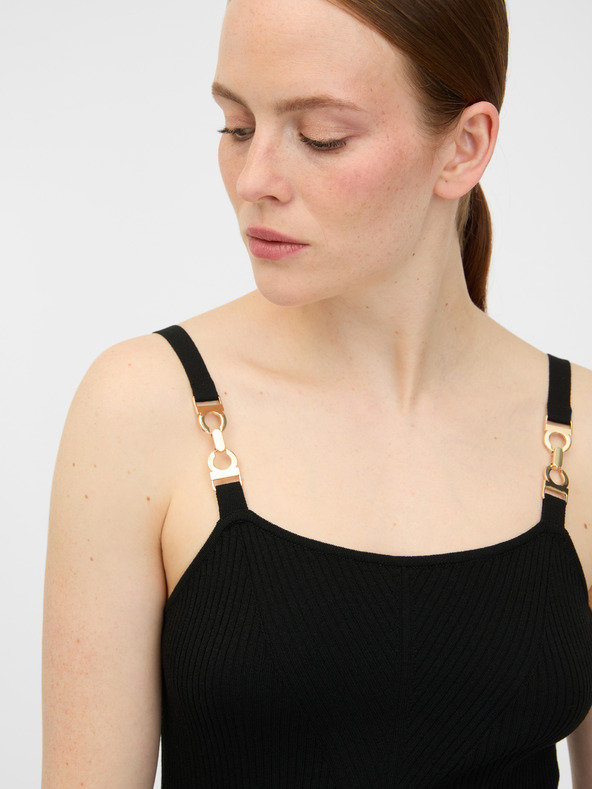 Orsay Crna ženska midi haljina ORSAY