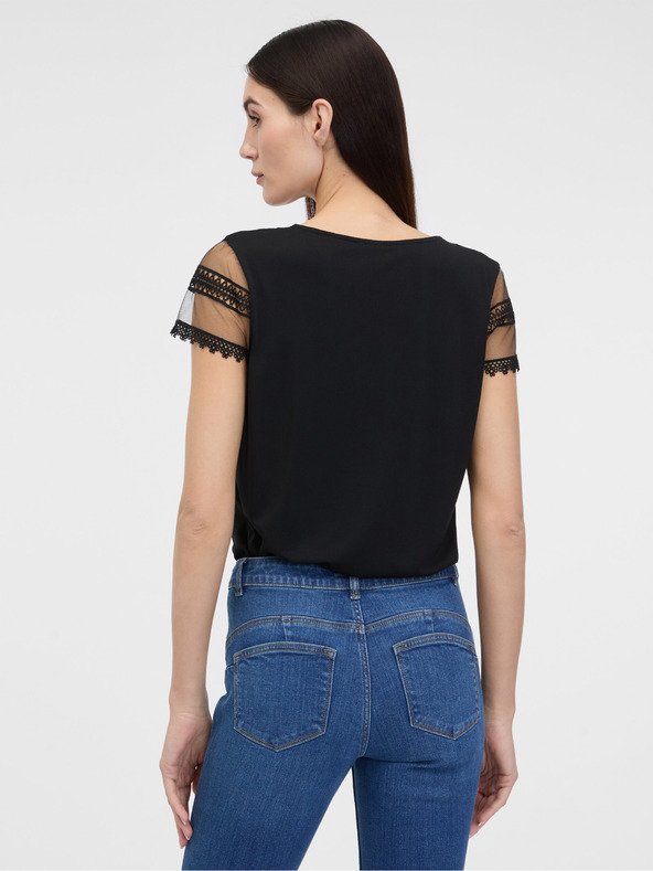 Orsay Crna ženska majica kratkih rukava ORSAY