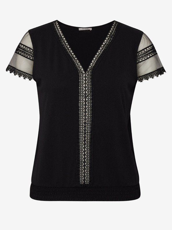 Orsay Crna ženska majica kratkih rukava ORSAY