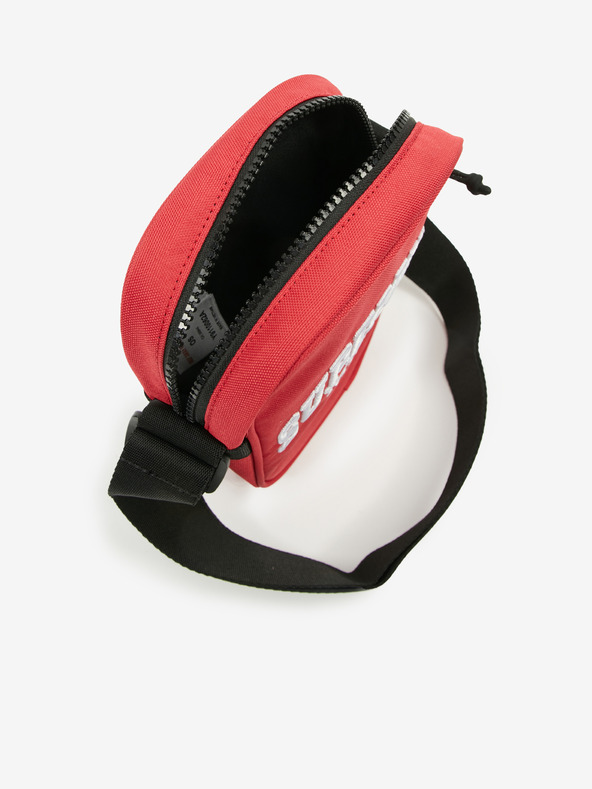 SuperDry Crvena muška mala torba preko ramena s natpisom Superdry Side Bag
