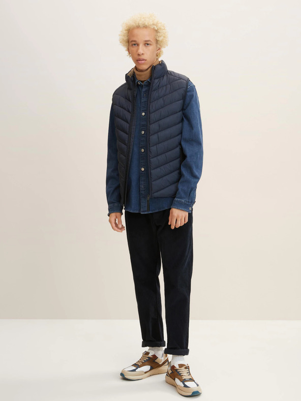 Tom Tailor Denim Tom Tailor Denim plava muška traper košulja