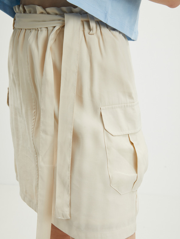 Vero Moda VERO MODA Venus kremasta suknja