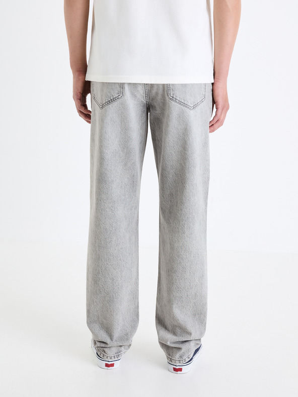 Celio Sive muške traperice širokog kroja Celio C75 Foloose