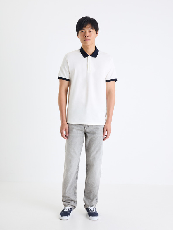 Celio Sive muške traperice širokog kroja Celio C75 Foloose